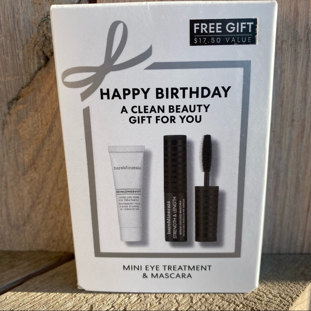💋5 for $25! NEW BareMinerals Mini Eye Treatment & Mascara